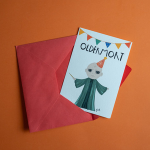 Ευχετήρια κάρτα γενεθλίων Oldermort - δώρα γενεθλίων