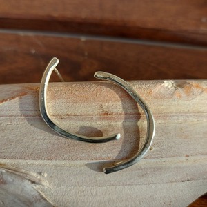 Curvy earrings - ασήμι 925, καρφωτά, μικρά - 2