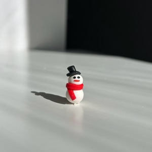 Χριστουγεννιάτικα σκουλαρίκια από πολυμερικό πηλό χιονάνθρωπος - πηλός, χιονάνθρωπος, χριστουγεννιάτικα δώρα - 3