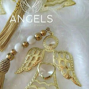 Golden ANGELS - μέταλλο, αγγελάκι, γούρια