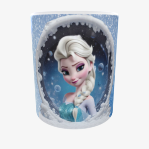 Κεραμική λευκή κούπα 325 ml-Frozen Anna Elsa - πορσελάνη, κούπες & φλυτζάνια
