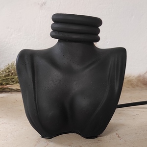 Φωτιστικό Γυναικείο άγαλμα "Αφροδίτη" από τσιμέντο 12x16εκ. *Ε14 - πορτατίφ, τσιμέντο, διακοσμητικά - 2