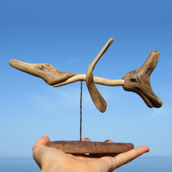 Ψάρι - Driftwood Art - ξύλο, διακοσμητικά - 2