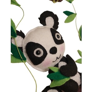 Κρεμαστό τοίχου Panda - κορίτσι, αγόρι, κρεμαστό διακοσμητικό - 2