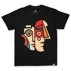 COLORFUL FACES - t-shirt, unisex gifts, 100% βαμβακερό