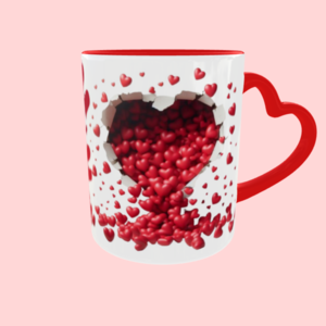 Betty Boop-Κεραμική κούπα 325ml με χερούλι καρδιά-Valentine's day - πορσελάνη, κούπες & φλυτζάνια, αγ. βαλεντίνου - 3