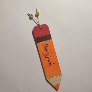 Σετ 2 Σελιδοδείκτης μολύβι με όνομα - κορίτσι, αγόρι - 2