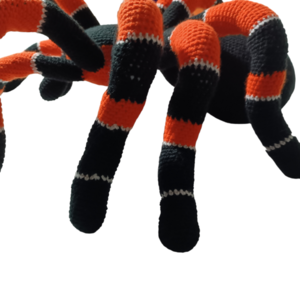 Χειροποίητη πλεκτή αράχνη ταραντούλα - 20 εκ - χειροποίητα, λούτρινα, amigurumi - 3