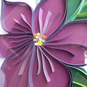 Λουλούδι σε κορνίζα 30*40cm. - πίνακες & κάδρα, λουλούδια, διακοσμητικά - 3
