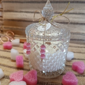 Αρωματικό κερί σόγιας σε φοντανιέρα 15x9cm - αρωματικά κεριά, αγ. βαλεντίνου, δώρα για γυναίκες, soy candles