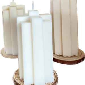 Σετ διακοσμητικά αρωματικά κεράκια σε σχήμα κολώνας - αρωματικά κεριά
