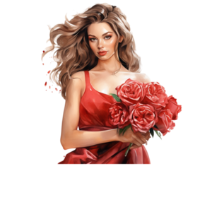Αφίσα - Poster Pretty Woman in Red 2, 21x30εκ. - αφίσες