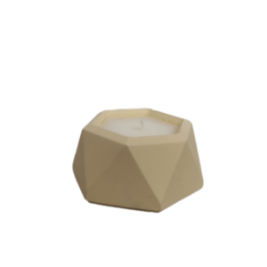 Κερί σε mini κασπώ εξάγωνο σχήμα 7x3εκ.