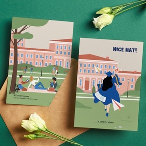 nice hat! | Ευχετήρια Κάρτσ - χαρτί, γενική χρήση, αποφοίτηση, ευχετήριες κάρτες - 2