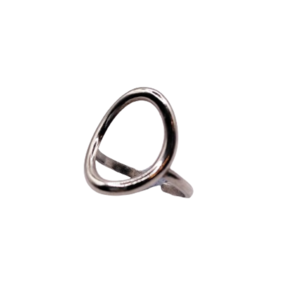 Ασημί οβάλ δαχτυλίδι από ασήμι 925. - ασήμι 925, γεωμετρικά σχέδια, boho, αυξομειούμενα