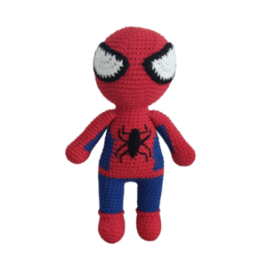Πλεκτό κουκλάκι άνθρωπος αράχνη - παιχνίδια, amigurumi, δώρο γεννεθλίων, πλεχτή κούκλα