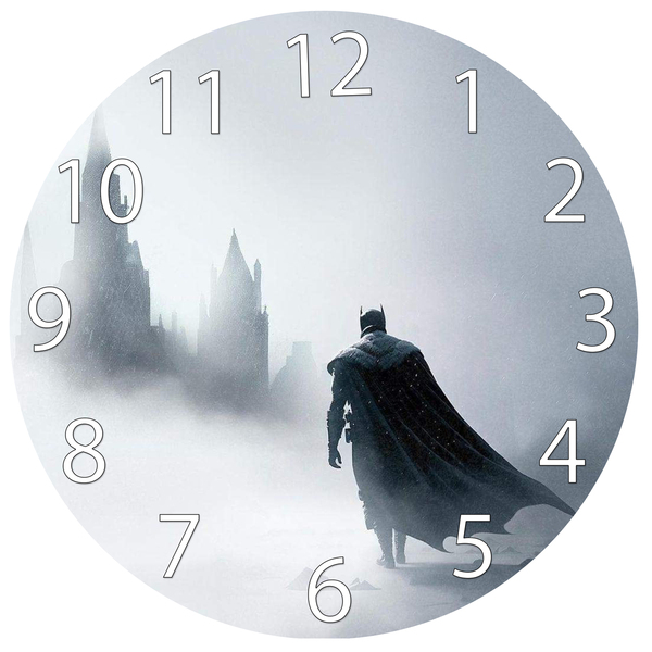 Παιδικό Ρολόι Τοίχου Batman Ξύλινο 27εκ. - ξύλο, ρολόι, τοίχου, παιδικό δωμάτιο