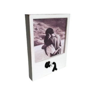 Ξύλινη κορνίζα τύπου Polaroid 13.5x10 εκ - ξύλο, πίνακες & κάδρα, διακοσμητικά, αγ. βαλεντίνου