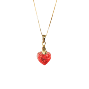 Κολιέ My Valentine ( ασήμι 925, χρυσό, 45 cm) - επιχρυσωμένα, ασήμι 925, καρδιά, κοντά, αγ. βαλεντίνου