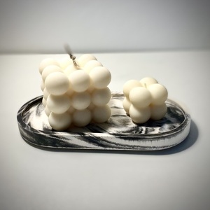 Mini Bubble Cube - αρωματικά κεριά, κεριά, vegan κεριά - 2