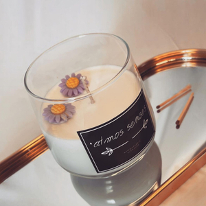 White musk - αρωματικά κεριά, φυτικό κερί, κερί σόγιας - 2