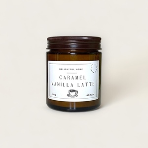 Caramel Vanilla Latte Αρωματικό Κερί - αρωματικά κεριά, αγ. βαλεντίνου, δωρο για επέτειο - 2