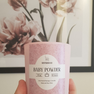 Baby Powder Candle - αρωματικά κεριά - 2