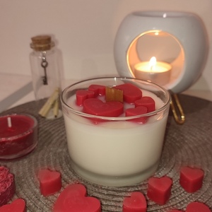Valentine's Candle - αρωματικά κεριά, κεριά, αγ. βαλεντίνου, κεριά & κηροπήγια, vegan κεριά - 2