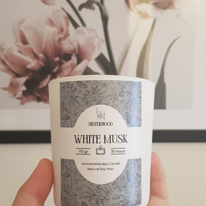 White Musk Candle - αρωματικά κεριά - 2