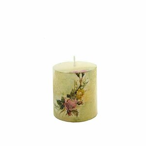 Κερι αρωματικό σχέδιο λουλούδια - αρωματικά κεριά, κεριά, κεριά & κηροπήγια