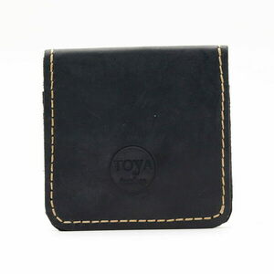 Γυναικείο χειροποίητο δερμάτινο πορτοφόλι Toya μαύρο - δέρμα, πορτοφόλια