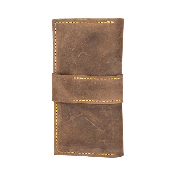 Γυναικείο χειροποίητο δερμάτινο πορτοφόλι Toya λαδί - δέρμα, πορτοφόλια - 2