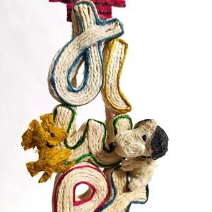 Χειροποίητη, αρωματική λαμπάδα με χειροποίητο name banner SNOOPY από σπάγγο - λαμπάδες, για παιδιά, ήρωες κινουμένων σχεδίων, για μωρά, προσωποποιημένα - 3