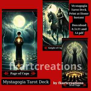 Mystagogia Tarot Deck - DIY, κάρτες - 3