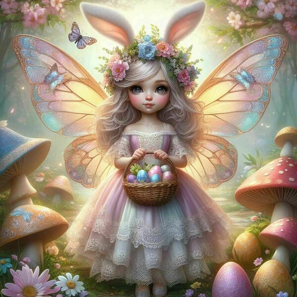 Αφίσα - Poster παιδικό Πασχαλινό - Easter Fairy 3 - αφίσες