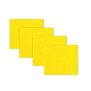 1 τμχ. Φύλλο Τσόχας Κίτρινο 1mm 30x30cm - τσόχα, υλικά κοσμημάτων, υλικά κατασκευών, καρτελάκια - 2