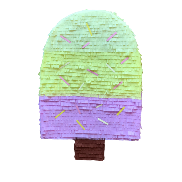 Πινιάτα παγωτό ξυλάκι με τρούφες ύψος 50 εκ - κορίτσι, πινιάτες, παγωτό