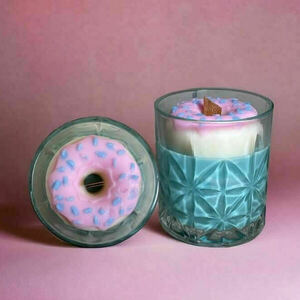 Donut candle - κεριά, vegan κεριά