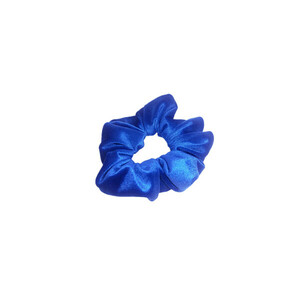 Βελούδινα λαστιχάκια μαλλιών τύπου scrunchies μπλε απόχρωση - ύφασμα, βελούδο, λαστιχάκια μαλλιών - 3