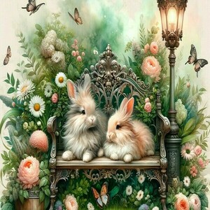 Αφίσα - Poster Λαγουδάκια Bunny inspiration 6 - αφίσες