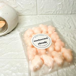 Enchanted Clouds Άρωμα Cotton Candy 8 Τεμάχια 33γρ. Wax Melts από 100% Κερί Σόγιας Χειροποίητα - κερί σόγιας, αρωματικά έλαια, αρωματικά χώρου, waxmelts, soy wax - 4