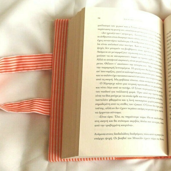 Θήκη βιβλίου Orange Love Bug - ύφασμα, πασχαλίτσα, θήκες βιβλίων - 5