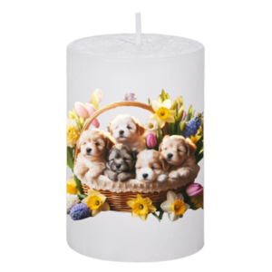 Κερί Πασχαλινό - Happy Εaster 74, 5x7.5cm - αρωματικά κεριά