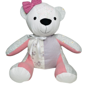 Memory Bear - Αρκουδάκι ενθύμιο από ρουχαλάκια - με βάρος - κορίτσι, αγόρι, λούτρινα