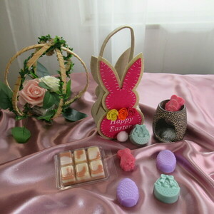 Πακέτο δώρου Easter Edition: "Easter Bunny Bag" - σετ, διακοσμητικά, πασχαλινά δώρα, διακοσμητικό πασχαλινό, soy wax - 4