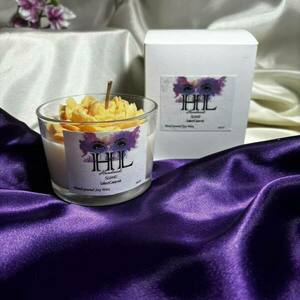 Φυτικό Κερί Σόγιας με Τριαντάφυλλο 20,5cl - αρωματικά κεριά, vegan friendly, soy candle, soy candles - 2