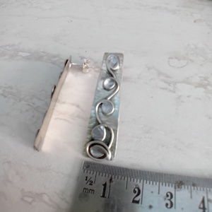 "Ανδρομάχη" καρφωτά σκουλαρίκια - ασήμι 925, αλπακάς, καρφωτά, μικρά - 5