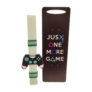 Πασχαλινή πράσινη λαμπάδα 35cm Playstation - αγόρι, λαμπάδες, για παιδιά, για εφήβους, games