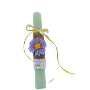 Πασχαλινή Λαμπάδα με Αρωματικό Σαπούνι Μαργαρίτα 2 - κορίτσι, λουλούδια, λαμπάδες, αρωματικό σαπούνι