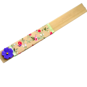 Λαμπάδα με ξύλινο σελιδοδείκτη, "Κορίτσι με λουλούδια" - κορίτσι, λαμπάδες, για παιδιά, για ενήλικες, για εφήβους - 3